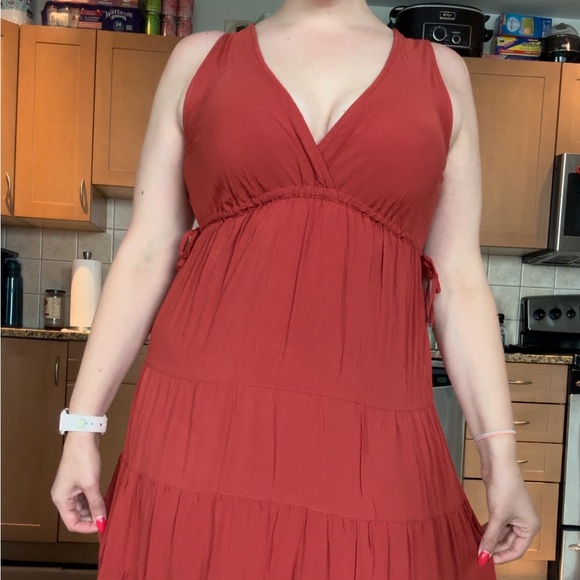 Max Studio Rust Red Dress - Picture 6 of 6